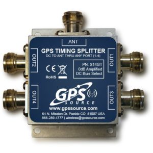 GPS Source S14GT GPS Timing Reference Splitter